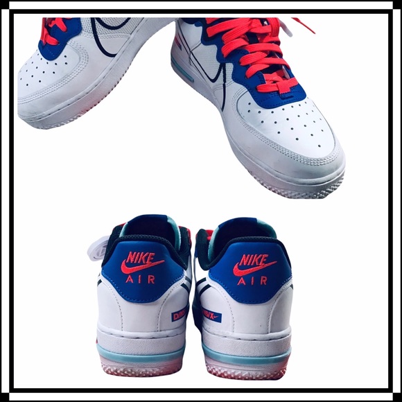 NIKE AIR FORCE 1 REACT GS - Y7/ Woman’s Size 8 NEW!! - Picture 9 of 10